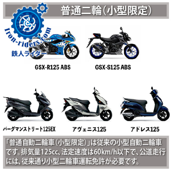 普通自動二輪車